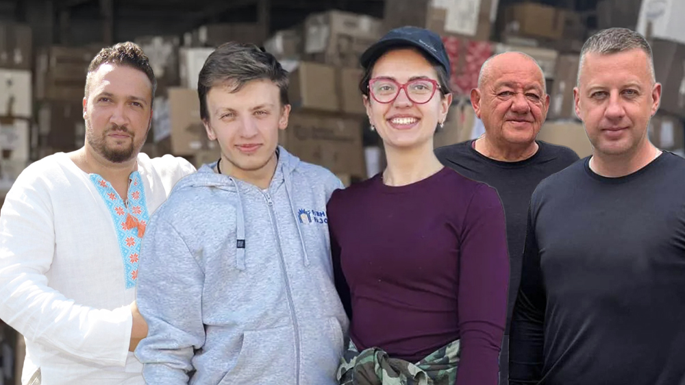 Засновники Фонду Віктора Шакирзяна: його помічник Олесь Лопачук та родина Шакирзянів