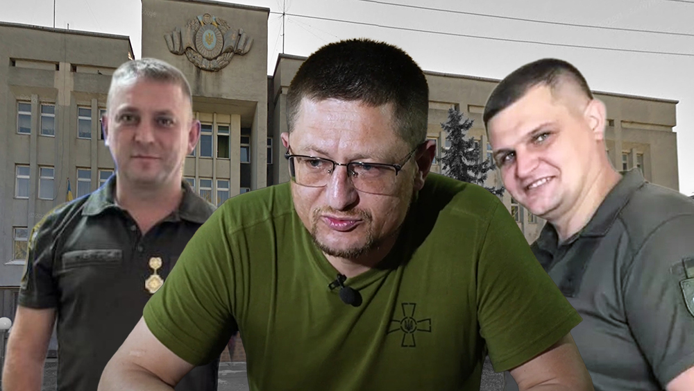 Начальник Рівненського обласного ТЦК та СП Іван Павлюк, начальник Рівненського районного ТЦК СП Сергій Яндульський, начальник Рівненського об'єднаного міського ТЦК СП Віталій Плахотнюк