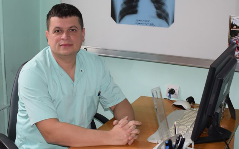 Завідувач рентген відділенням для стаціонару і поліклініки 1 Андрій Наливайко.