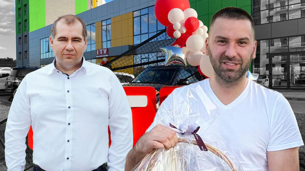 Новий власник телеканалу «ITV» Роман Балацький (праворуч) заперечує кумівство з ексвласником Романом Курисом (зліва)